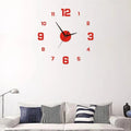 3D Wall Clock – Silent, Luminous & Modern Home Decor (40cm)