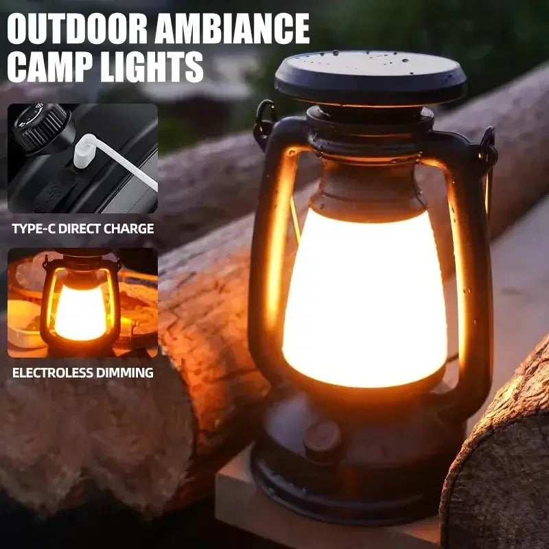 Vintage Nomad – Rechargeable LED Adventure Lantern