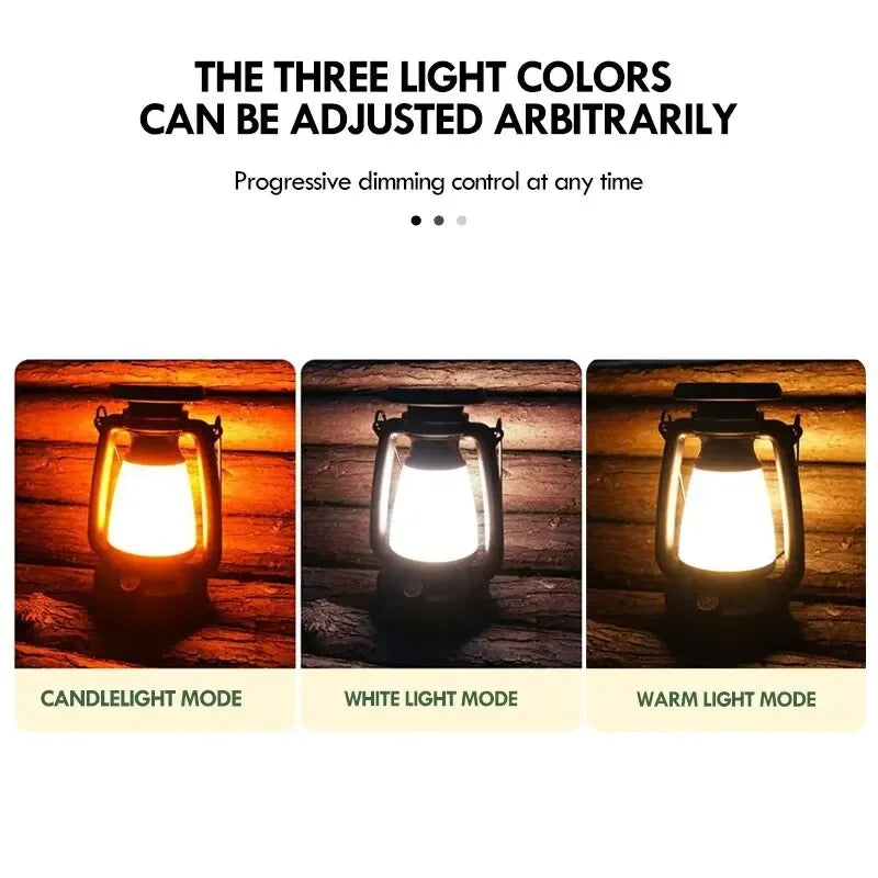 Vintage Nomad – Rechargeable LED Adventure Lantern