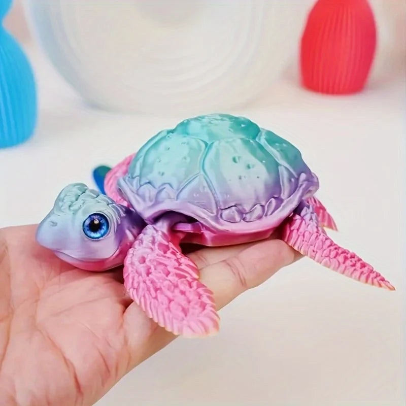 3D Printed Turtle Ornament – Decorative Home, Halloween & Christmas Decor