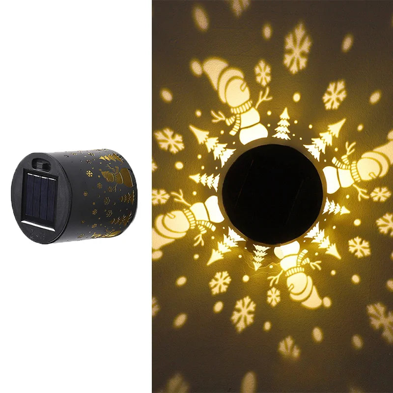 Solar Mandala Wall Lamp | Outdoor LED Waterproof Fence & Garden Light