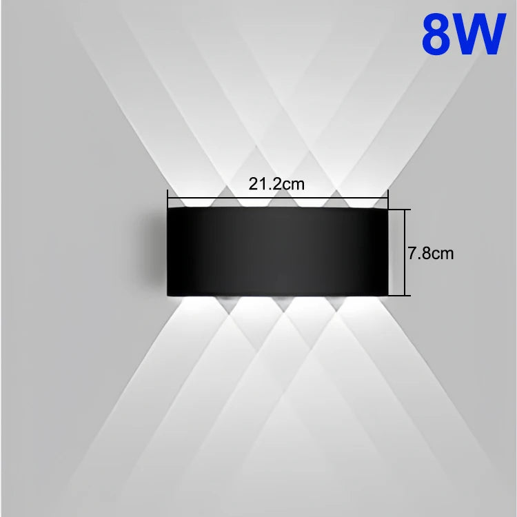 Up & Down LED Wall Lamp – Indoor & Outdoor Waterproof Wall Light