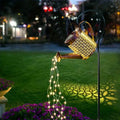 Solar Watering Can Garden Light | Retro Metal Hanging Lantern