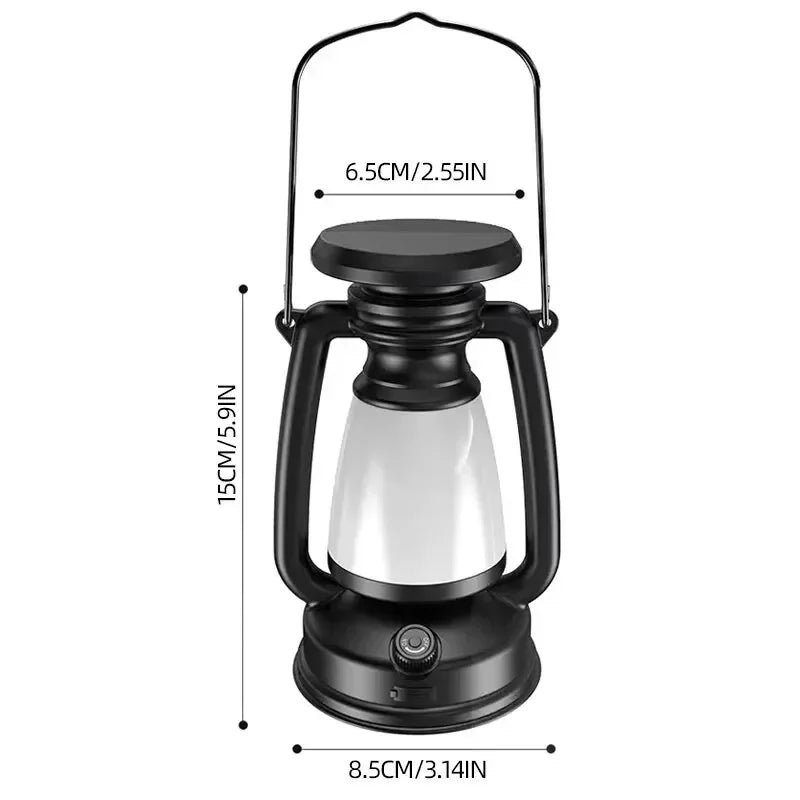 Vintage Nomad – Rechargeable LED Adventure Lantern