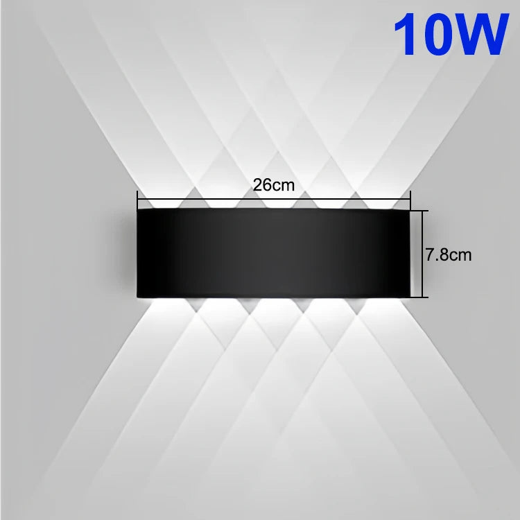 Up & Down LED Wall Lamp – Indoor & Outdoor Waterproof Wall Light
