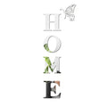 HOME Logo 3D Mirror Wall Sticker – Entrance & Home Decoration