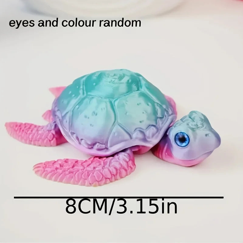 3D Printed Turtle Ornament – Decorative Home, Halloween & Christmas Decor